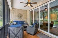 Screened in porch