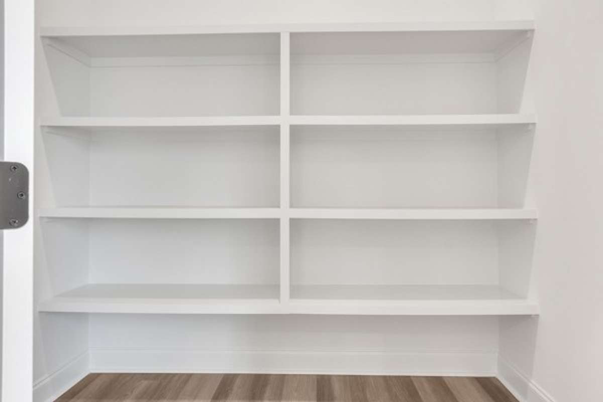 Deep pantry conveniently located right off the kitchen.
