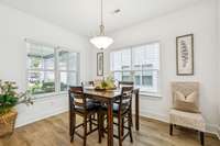 Great lighting in the Dining Area with double windows