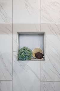 Tiled Shampoo Niche!
