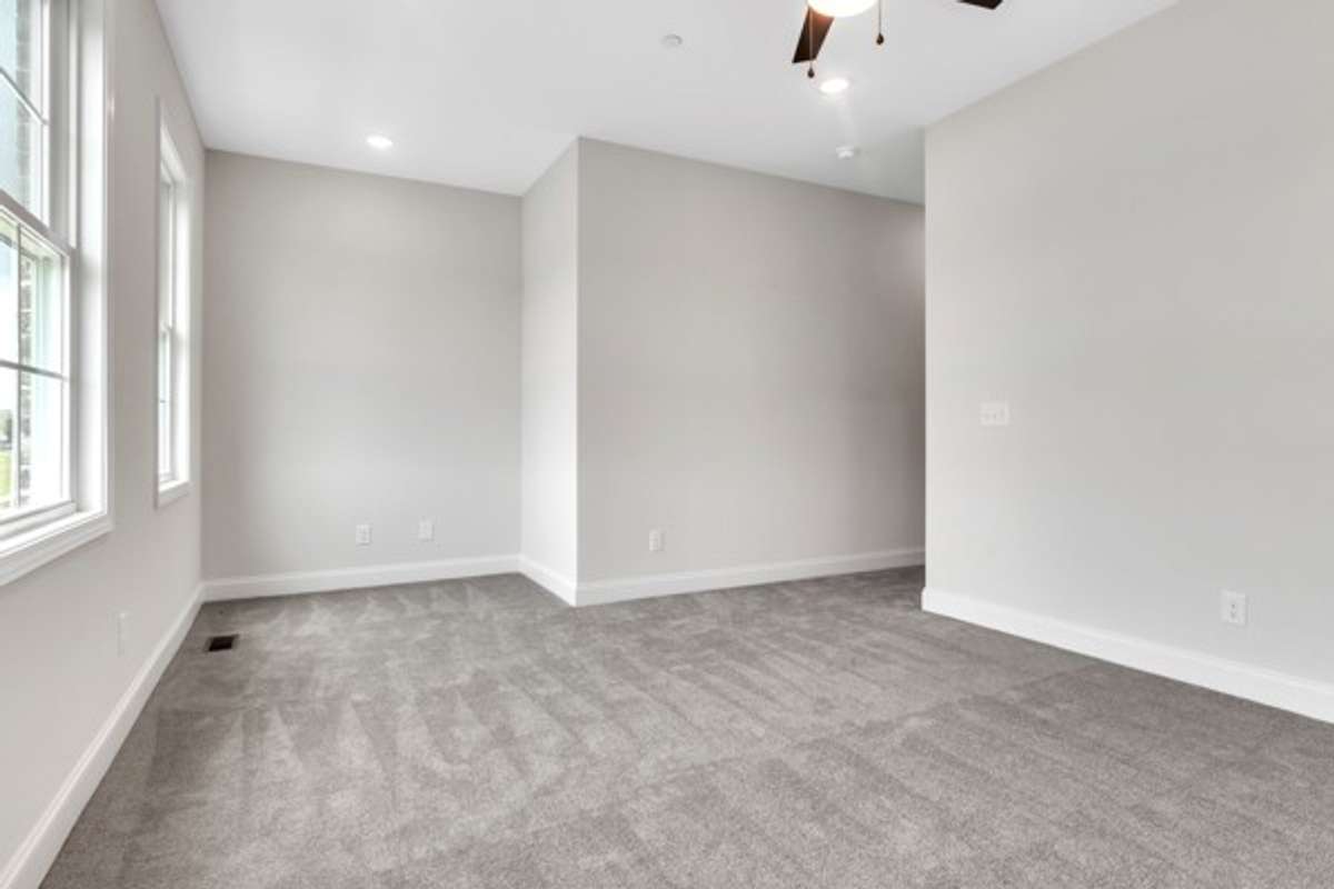 Owner's retreat has a perfect nook for a cozy reading area, an entertainment center or even custom built books shelves.