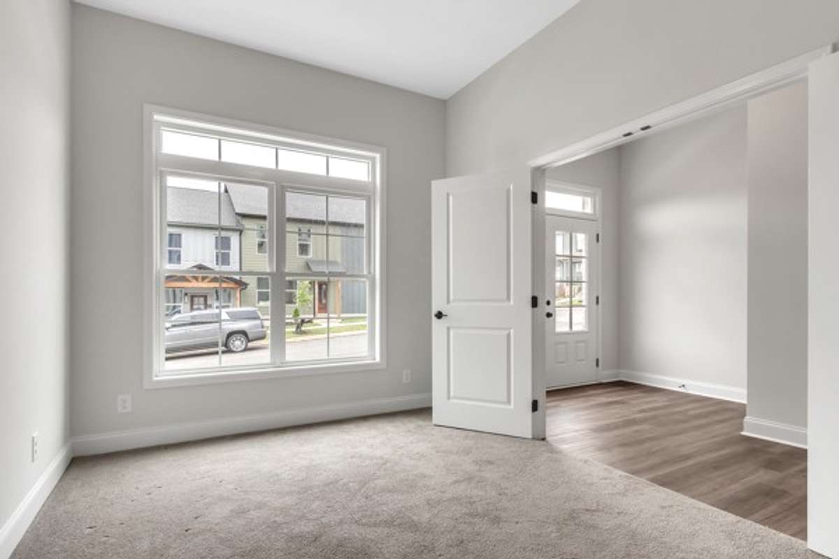 How convenient to have this bonus flex space just off the entry foyer. Being separate from the rest of the home, this would be a quiet place to work or enjoy a hobby.