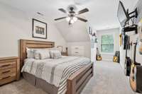 Bedroom with walk in closet AND built-in dresser!