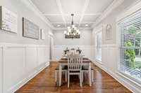 Check out the ceiling of your formal dining room!