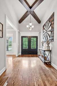Beautiful entry foyer