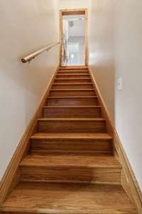 hardwood steps