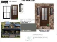 Photos attached illustrate potential selections. Final color schemes/materials may differ from the images show