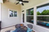 COVERED BACK PORCH