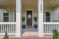 INVITING FRONT PORCH WITH SWING