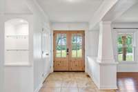 View facing front door