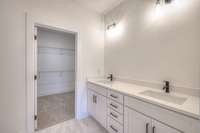 Owners bathroom.