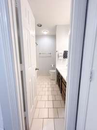 Hallway Bathroom