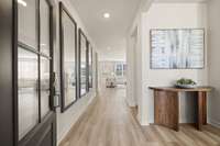 Photos of decorated Edinburgh model home