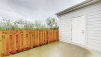 Photos are of model home