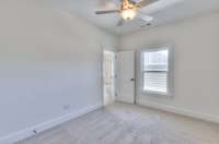 Secondary bedroom on main level.
