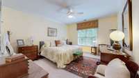 Fourth bedroom on upper level is huge.