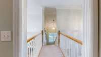 Catwalk above entry & living room