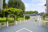 Enjoy peaceful evenings sitting on your back deck and grilling out!