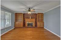 Living Room with fireplace