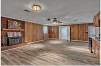 Living area in lower level