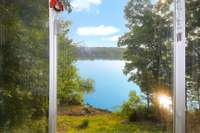 What a view to enjoy from the sunroom!