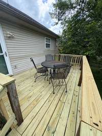 All new flooring and railing.