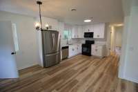 Beautiful LVP flooring throughout entire home.