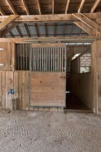 4 stall horse barn.