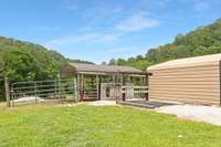 Horse washing station and storage buildings