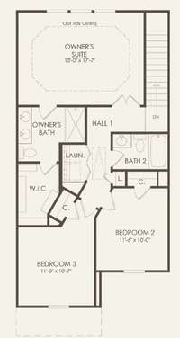 On the 2nd floor, you will find all three Bedrooms, including the spacious Owner's Suite! The Laundry is also located on this floor.