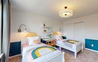 ***Photo taken from Hampton model home in Hamlet community***  Bedroom #2