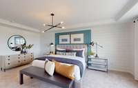 ***Photo taken from Hampton model home in Hamlet community***  Owner's Bedroom
