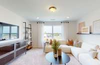 ***Photo taken from Hampton model home in Hamlet community***  Loft