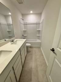 ***Photo taken on 4/10 of actual home for sale***  Bath #2