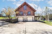 Two-car garage and plenty of parking  with oversized driveway