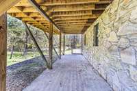 Patio under deck