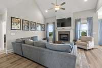 Spacious living area