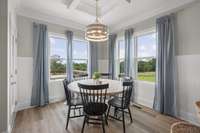 Dining area with a view