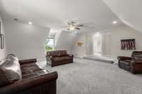Huge bonus room ready for entertaining