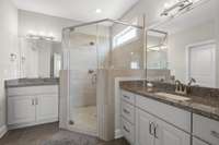 Massive walk-shower