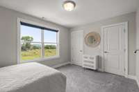 Massive double entry walk-in closet