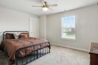 Bedroom #2 is a peaceful space with soft natural light, ideal for restful nights and lazy mornings!