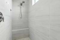 The primary shower is huge!