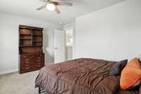 Bedroom #2 has plenty of space for rest and relaxation, as well as a great closet for storage!