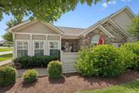 Home has private, fenced courtyard in the front.