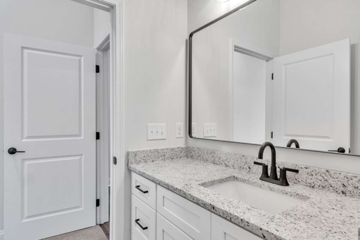 Another look at the elegant granite and modern decor.