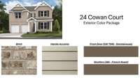 We include all brick homes with Hardie board accents. Here is the exterior color package that has been selected for this home.