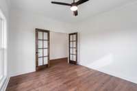 Real wood throughout the home