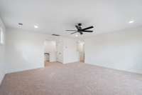 Upstairs rec room