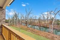 Backyard creek view!